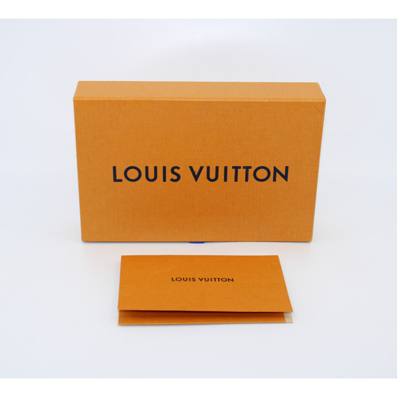 LOUIS VUITTON Empty Orange Drawer Style Box For Wallet 8" x 5.5" x 1.5" - Picture 1 of 4